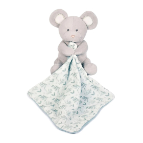 Doudou Bio Maus mit Schmusetuch,olivgrün 15cm