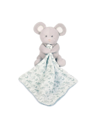 Doudou Bio Maus mit Schmusetuch,olivgrün 15cm