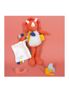 Doudou Dino Lou mit Schmusetuch 25cm