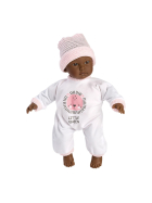 Llorens Babypuppe Cuquita dunkelhäutig, 30 cm