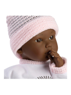 Llorens Babypuppe Cuquita dunkelhäutig, 30 cm