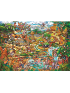 Puzzle Exotic Safari Triangular, 2000 Teile
