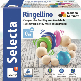 Selecta Greifling Ringellino klappernd 8.5cm
