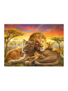 Puzzle Kuschelnde Löwenfamilie, 1000 Teile