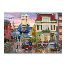 Puzzle Schiff im Hafen, 1000 Teile