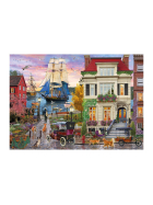 Puzzle Schiff im Hafen, 1000 Teile