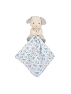 Doudou Bio Hund mit Schmusetuch, blau 15cm
