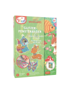 Artista Glitzer-Fensterbilder