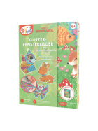 Artista Glitzer-Fensterbilder