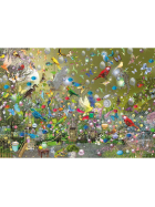 Puzzle Im Dschungel der Papageien, 1000 Teile