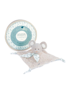 Doudou Bio Maus Schmusetuch,olivgrün 25cm