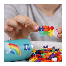 Plus-plus 240 Kreativ Bausteine Regenbogen