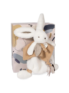 Doudou Happy Wild Schmusetuch, natur 25cm