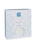 Doudou Happy Glossy Schmusetuch weiss 25cm