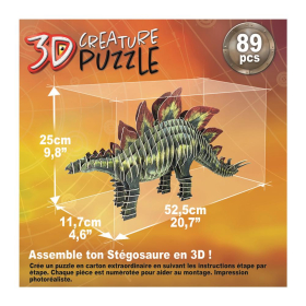 Educa 3D Stegosaurus 89 Teile Puzzle