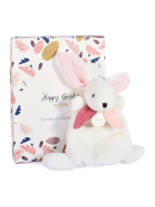 Doudou Happy Boho Hase Schmusetuch 17cm