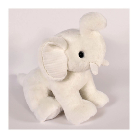 Doudou Preppy Chic Elefant, weiss 45cm