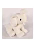 Doudou Preppy Chic Elefant, weiss 45cm