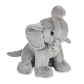 Doudou Preppy Chic Elefant, grau 45cm