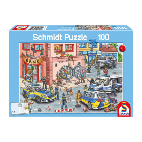 Puzzle Polizeieinsatz, 100 Teile