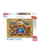 Puzzle Disney Mickey & Minnie Dream Collage II, 2000 Teile