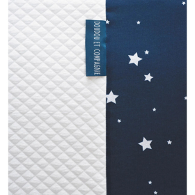 Doudou Kuschelteppich blau 100x100cm