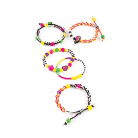 Make it Real Neon Retro Armbänder