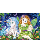Puzzle Prinzessin, Fee & Meerjungfrau, 3 x 48 Teile
