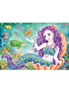 Puzzle Prinzessin, Fee & Meerjungfrau, 3 x 48 Teile