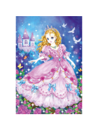 Puzzle Prinzessin, Fee & Meerjungfrau, 3 x 48 Teile