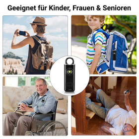 XR2 Taschenalarm & Personenschutz Gerät, schwarz