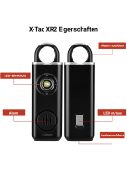 XR2 Taschenalarm & Personenschutz Gerät, schwarz