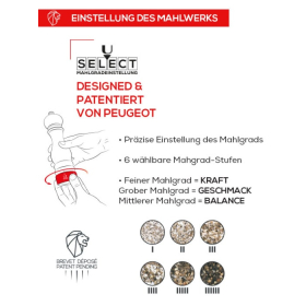 Peugeot Paris U Select Pfefferm&uuml;hle, 30 cm, rot