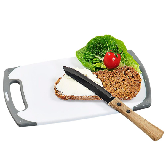 Kesper Schneidebrett rutschfest , weiss, S
