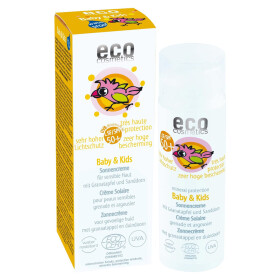 Eco Cosmetics Baby und Kids Sonnencreme LSF50, 50 ml