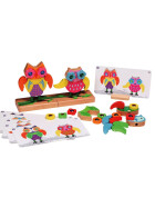 Spielba Steck- und Magnetspiel Eule