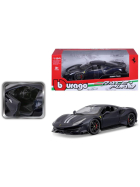 Bburago Ferrari R&P 488 Pista 1/24 blau