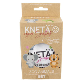 Knet&auml; KNET&Auml; Holzstempel-Set Zoo Anim&auml;ls