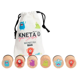 Knet&auml; KNET&Auml; Holzstempel-Set Monst&auml;r