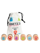 Knet&auml; KNET&Auml; Holzstempel-Set Monst&auml;r