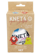 Knet&auml; KNET&Auml; Holzstempel-Set Monst&auml;r