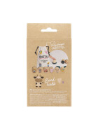 Knet&auml; KNET&Auml; Holzstempel-Set Bau&auml;rnhof