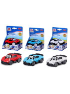 BB Junior Bugatti im Blister blau, rot & weiss 9cm