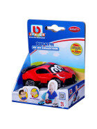BB Junior Bugatti im Blister blau, rot & weiss 9cm