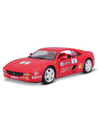 Bburago Ferrari Racing F355 Challenge 1/24 rot