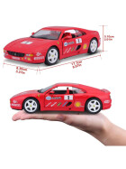 Bburago Ferrari Racing F355 Challenge 1/24 rot