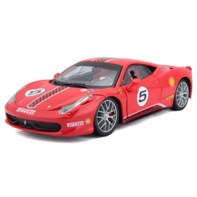 Bburago Ferrari Racing 458 Challenge 1/24 rot