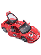 Bburago Ferrari Racing 458 Challenge 1/24 rot