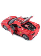 Bburago Ferrari Racing 458 Challenge 1/24 rot