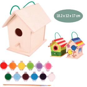 Spielba Vogelhaus zum Bemalen